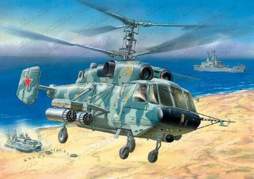 Купить Набор подарочный-сборка Вертолет Ка-29