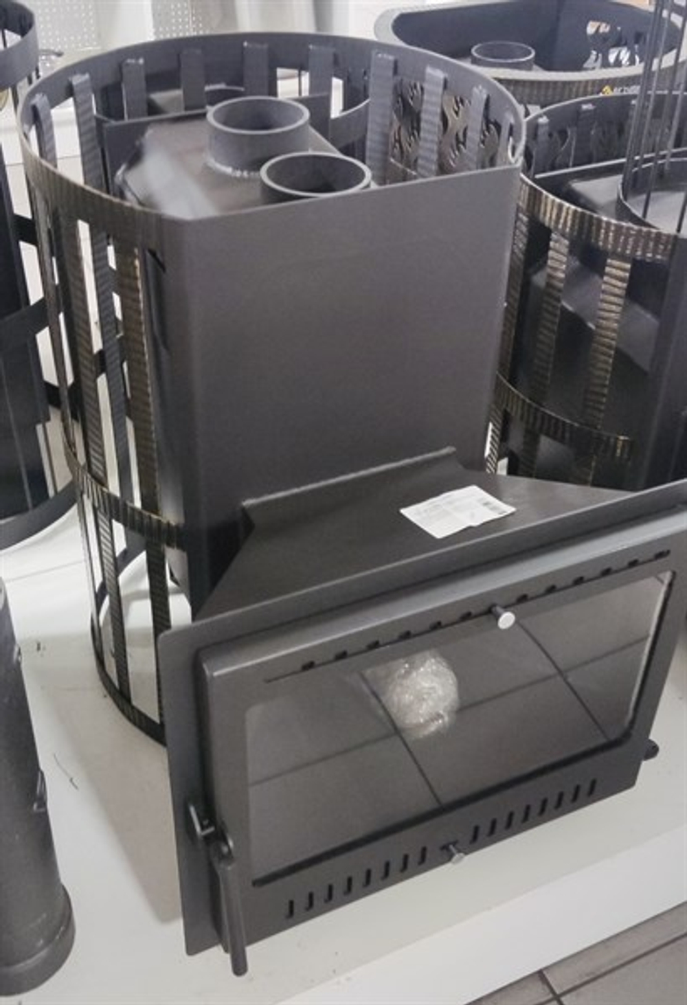 Печь ВЕЗУВИЙ Скиф Парогенератор Ковка Панорама "М"