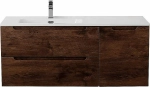 Тумба с раковиной BelBagno ETNA-1200-2C-1A-SO-RW-L/R Rovere Moro