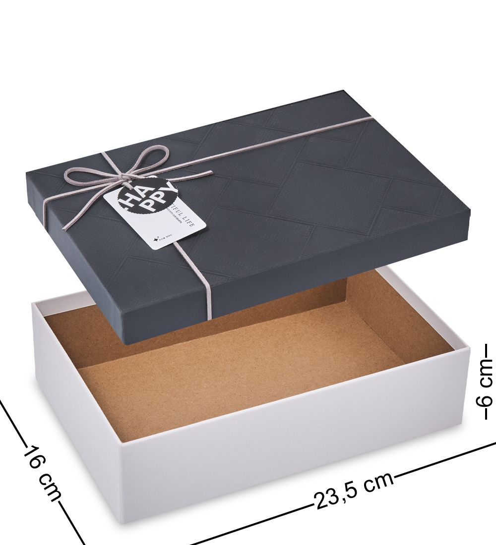 WF-167/1-B Коробка мал., серый/белый