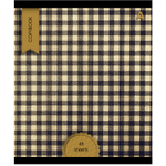 Тетрадь 48л., А5, линия, Alingar "Scotish cage. New"", скрепка, мелованый картон ( стандарт), блок офсет, 5 дизайнов в пленке т/у