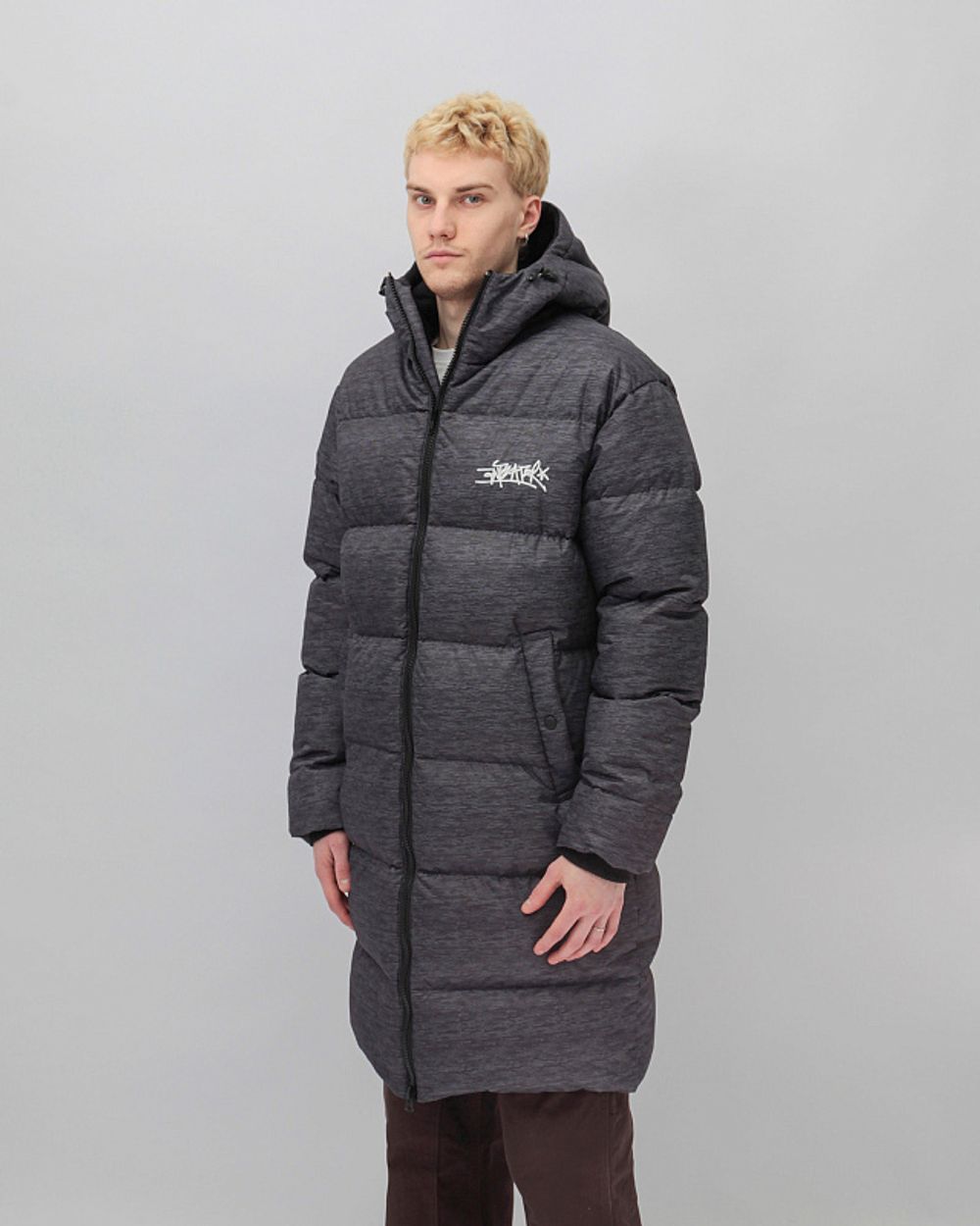 Пуховик Anteater Downlong Grey Stroke