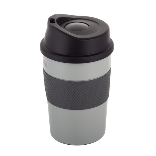 Термокружка 360 мл. из нержавеющей стали Kamille KM 2151 с TPR вставкой