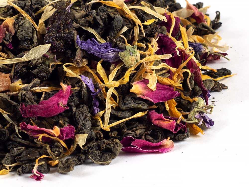 4604 Чай зеленый ароматизированный ПРЕМИУМ коллекция "Графский десерт"