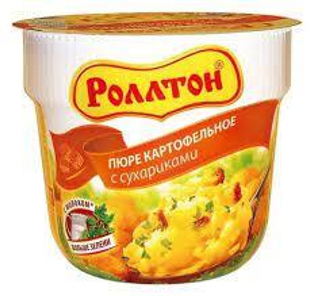 Ролтон Пюре Картофельное с Сухариками 40г