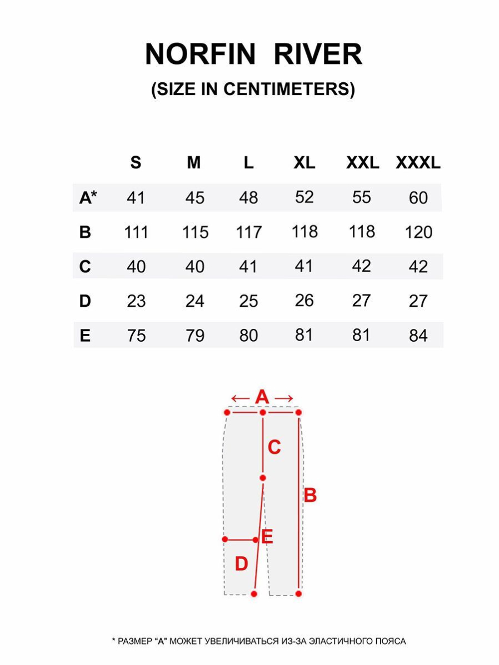 Штаны Norfin RIVER 2 04 р.XL