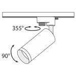 Трековый светильник Technical TR004-1-GU10-B