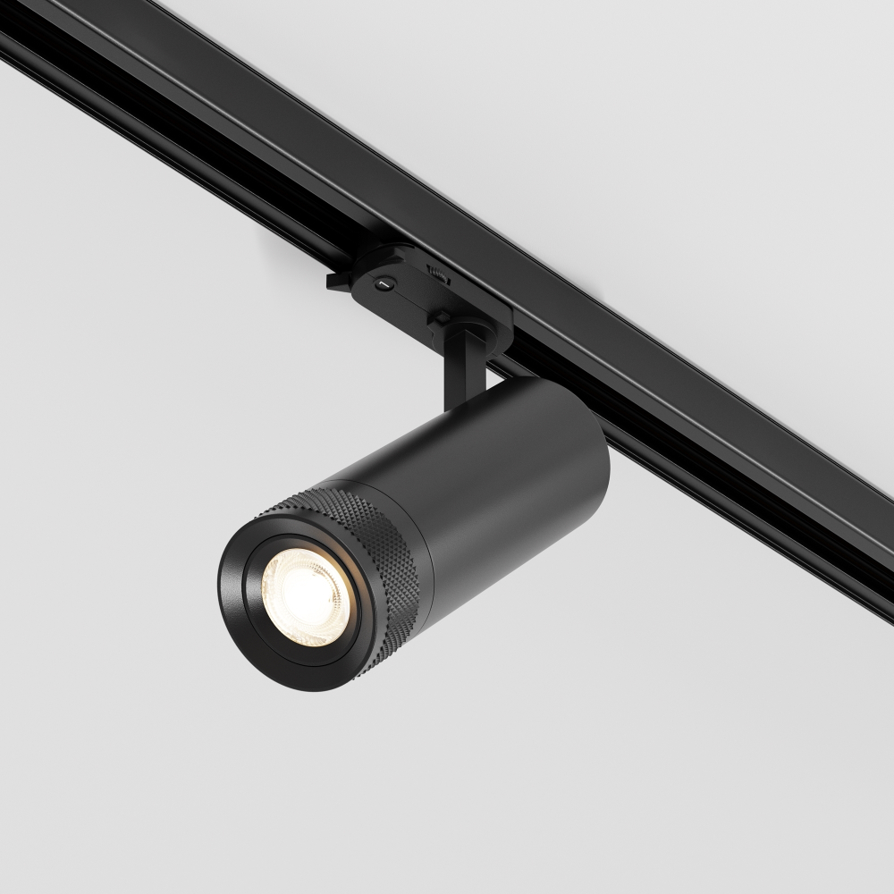 Трехфазный трековый светодиодный светильник Maytoni Focus Zoom TR198-3-20W2.7K-Z-B