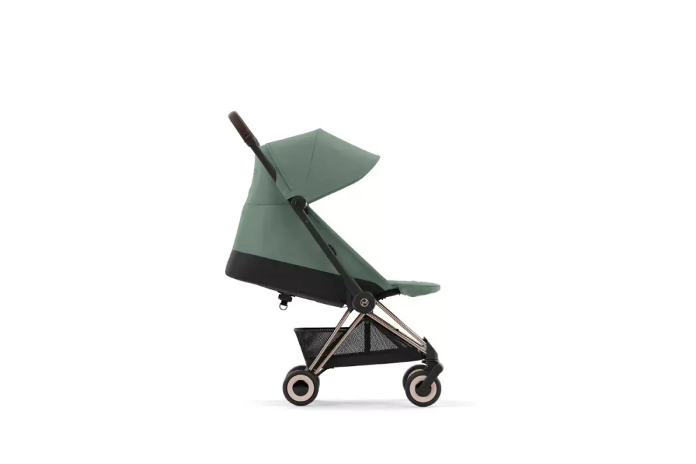 Коляска прогулочная Cybex Coya, Leaf Green шасси Rose Gold