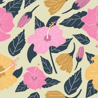 Цветы Гибискуса