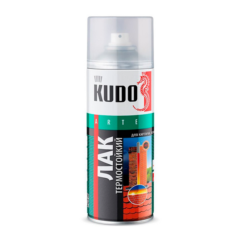 Лак аэрозоль термостойкий KU-9006 KUDO 520мл