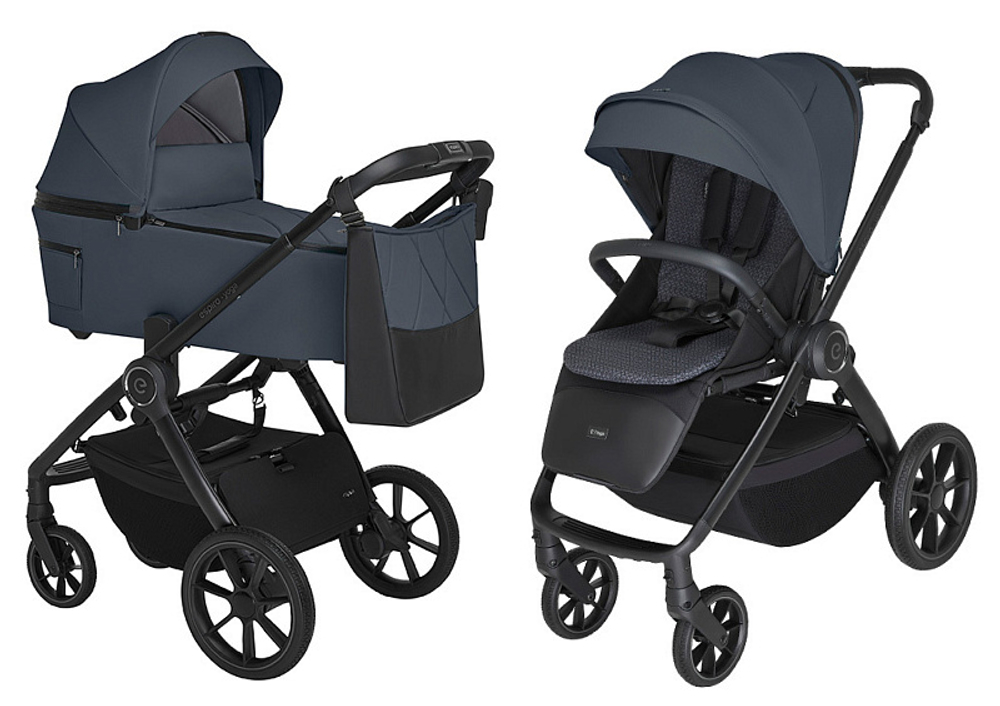 Детская коляска Espiro Yoga 2 в 1 Серый (Free Spirit 07)