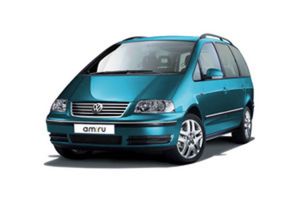 Багажники на Volkswagen Sharan II 2010-2019 на рейлинги