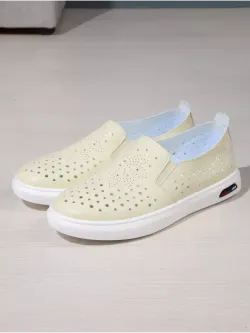 Мокасины летние с перфорацией