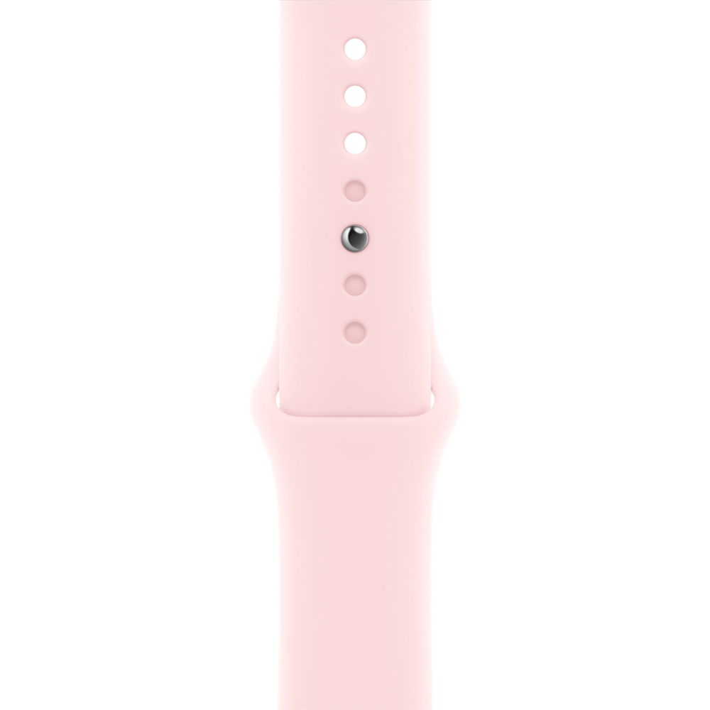 Умные часы Apple Watch Series 9 GPS, 45mm, Aluminium Case with Sport Band S/M, Pink (Розовый)