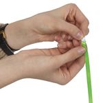 Закладки-ляссе "ПОЗИТИВ" для книг А5 (длина 28 см) ПИФАГОР, клейкий край, 4 ленты, 111649