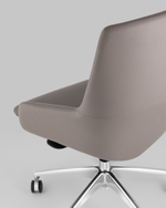 Кресло офисное TopChairs Bow серый