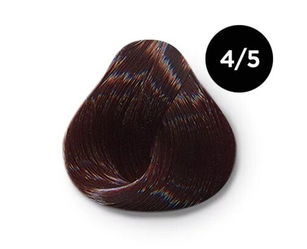 OLLIN COLOR 4/5 шатен махагоновый 60мл Перманентная крем-краска для волос