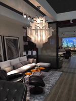 Pendant design lamp Stream by Terzani (Silver)