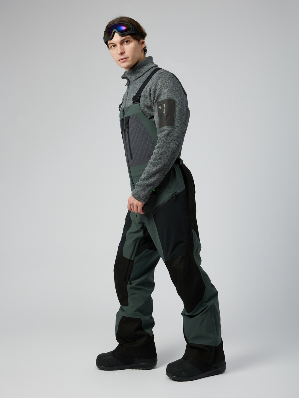 Полукомбинезон мембранный Bib Ахун (Хаки)