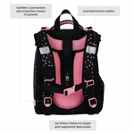 Ранец, спинка эргономичная, 2 отделения, 37*29*17 см, ERGO First, Котик, КОКОС, 230352