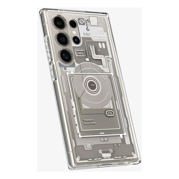 Чехол Spigen Ultra Hybrid Zero One для Galaxy S24 Ultra (ACS07653) серый