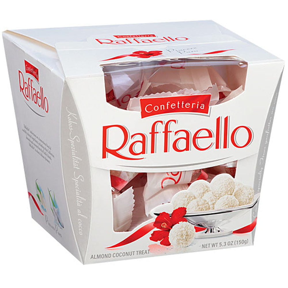 Конфеты Raffaello(Рафаэлло) миндаль кокос коробка 150г