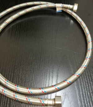 Подводка гибкая для воды оплетка из нерж стали г/г 1/2" 1,5м