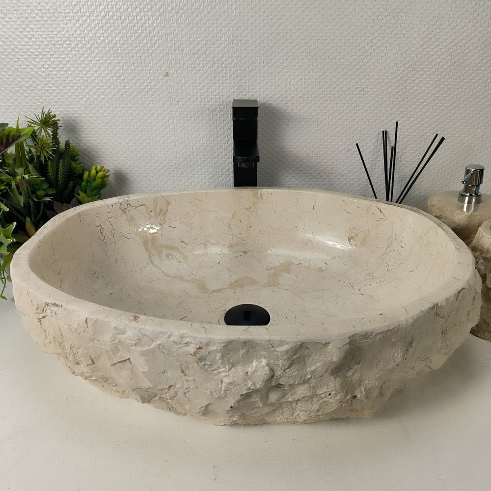 Раковина из мрамора Erozy Cream EM-64953 58*45*15 0880