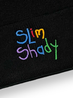 Шапка Slim Shady black с подворотом