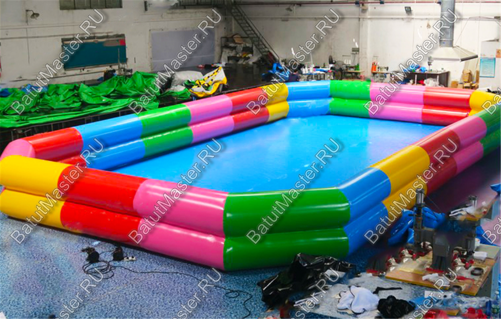 Надувной бассейн «Радуга» 6*6*0,65 м