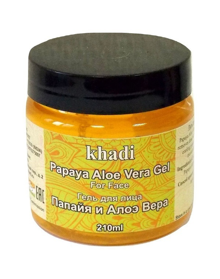 Гель для лица Khadi Premium Папайя и Алоэ Вера 210 мл