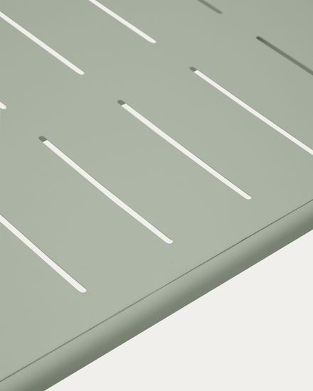 Уличный стол Brai из оцинкованной стали бирюзового цвета 180 x 90 см