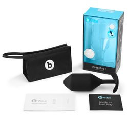 b-vibe Snug Plug 5 - Анальная пробка для ношения