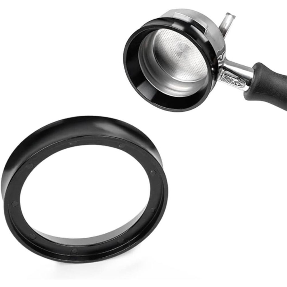 Воронка кольцо для холдера портафильтра d 58 мм черная d 7,5 см h2,9 см алюм. P.L.- Barbossa