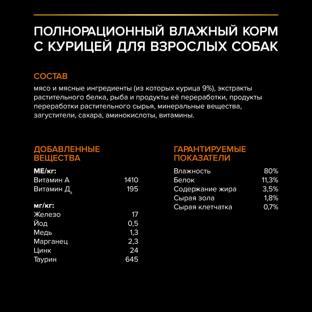 Влажный корм для собак Pro Plan Opti Savour для мелких и карликовых пород курица 26х85г
