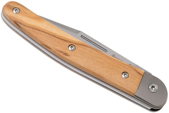 Складной нож Lion Steel "Jack" L/JK1 UL c клинком из стали Böhler M390 Microclean®, рукоять дерево (Олива)