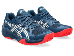 Детские теннисные кроссовки Asics Gel-Powerbreak GS - mako blue/white