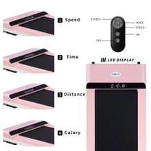 Компактная беговая дорожка DFC UMAY, розовая