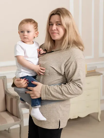 Хипсит Чудо-Чадо переноска на пояс «Basic» серебристый