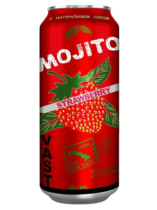 Vast Мохито Клубничный ж/б 0,45л
