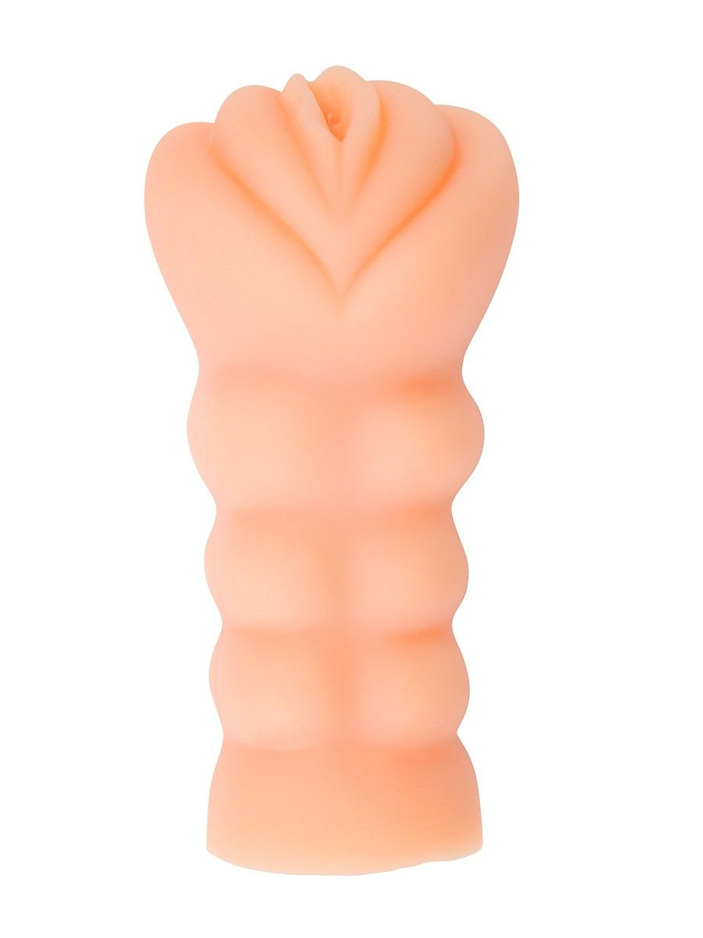 Телесный мастурбатор-вагина с эрекционными кольцами в комплекте (Цвет: телесный)