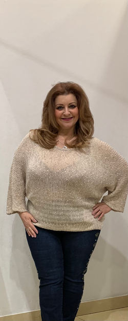 Итальянский меланжевый блузон