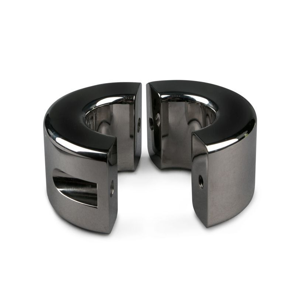 Серебристый утяжелитель для мошонки Sinner Metal Heavy Ball Stretcher (Цвет: серебристый)