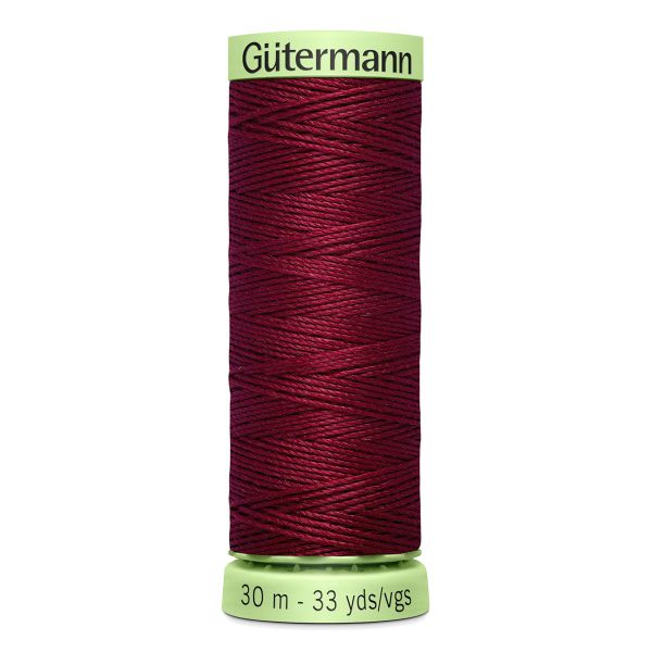 Нитки отделочные Gutermann Top Stitch 30 (30 метров), 5 кат. | 368 бордо