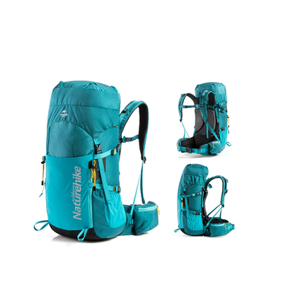 Рюкзак туристический Naturehike 45L, голубой