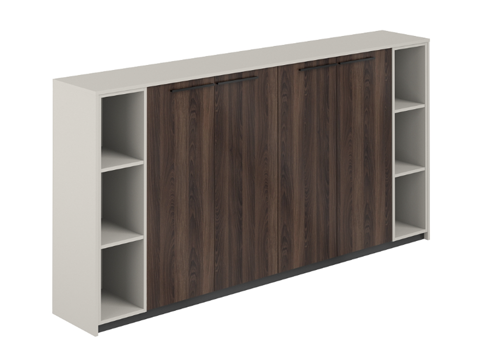 Шкаф средний с 2-мя стеллажами RF.405.PG.DA.PG REEF (РИФФ)