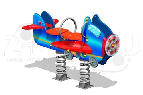 Качалка на пружине «Аэроплан У1»