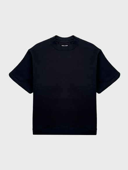 Свитшот Calvin Klein Standards Fleece Short Sleeve Sweatshirt Black Beauty