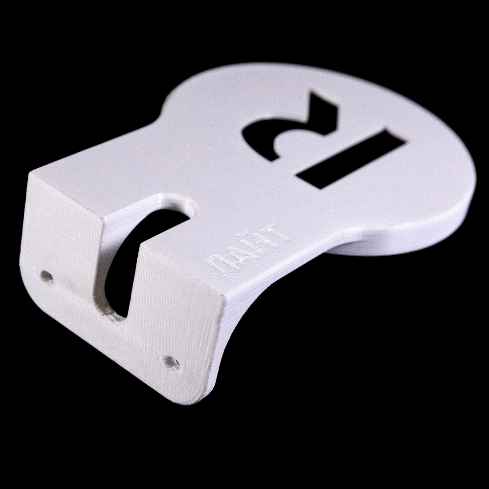 Настенный кронштейн-полка для Яндекс станций (Алиса) Лайт 2, белый, 3D печать, совместимость YNDX-00026